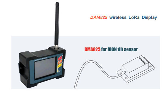 DAM825 무선 기울기계 디스플레이 유닛, 무선 로라 화면 모니터